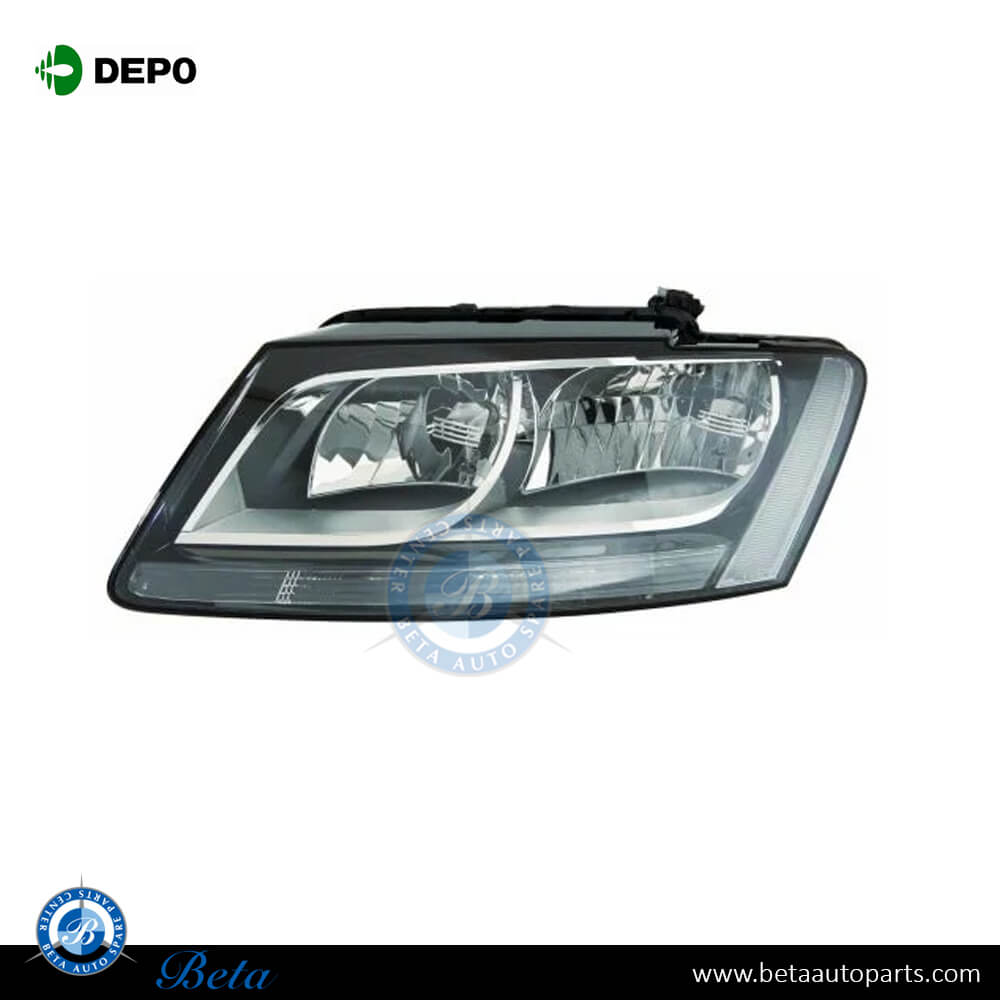 Left Side Headlamp Normal for Audi Q5 2009-2012 models, Part Number 8R0941029 Left Side Headlamp Normal for Audi Q5 2009-2012 models, Part Number 8R0941029